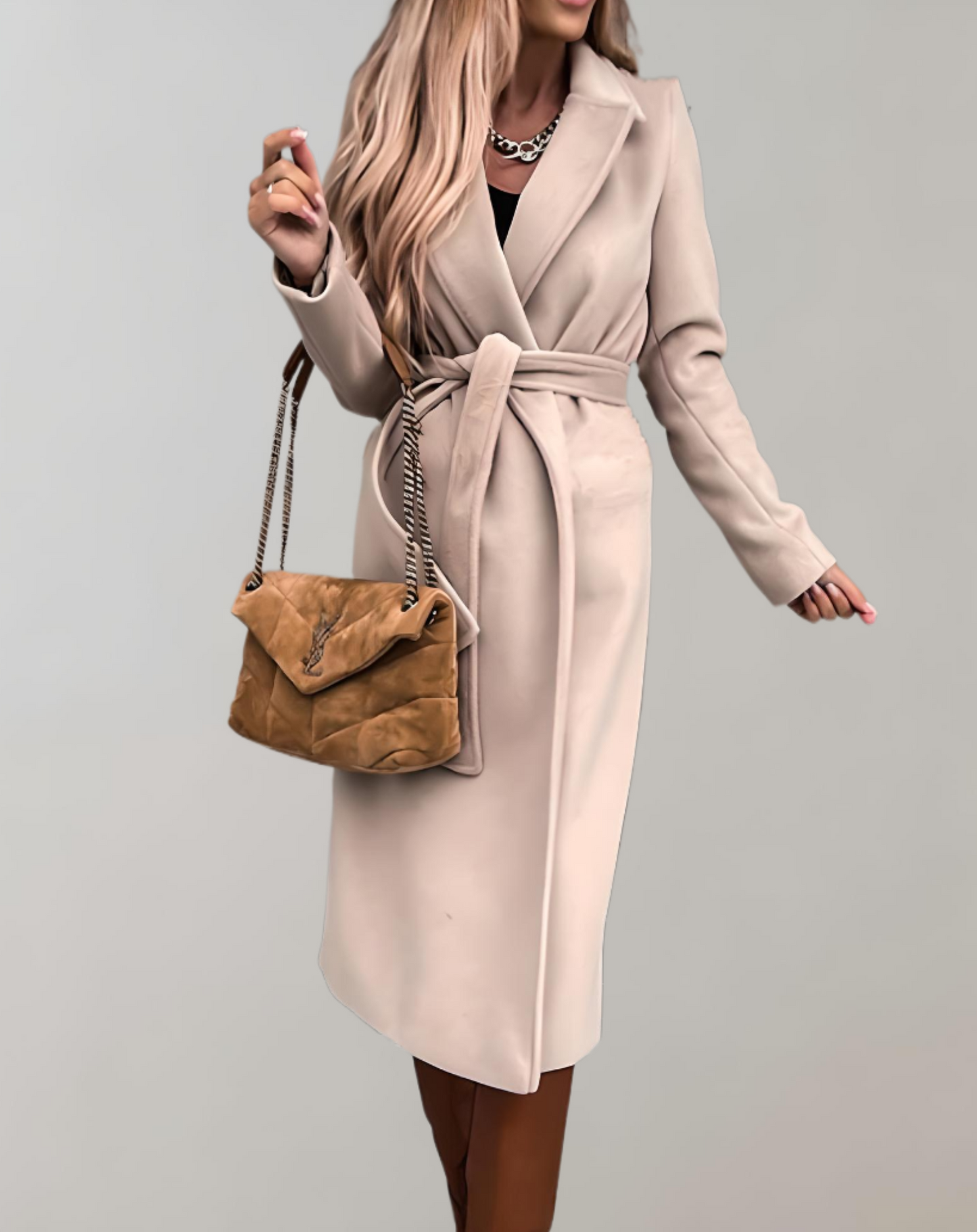 Annie | Stylische Herbstjacke Für Frauen Mit Gürtel Und Atmungsaktivem Material
